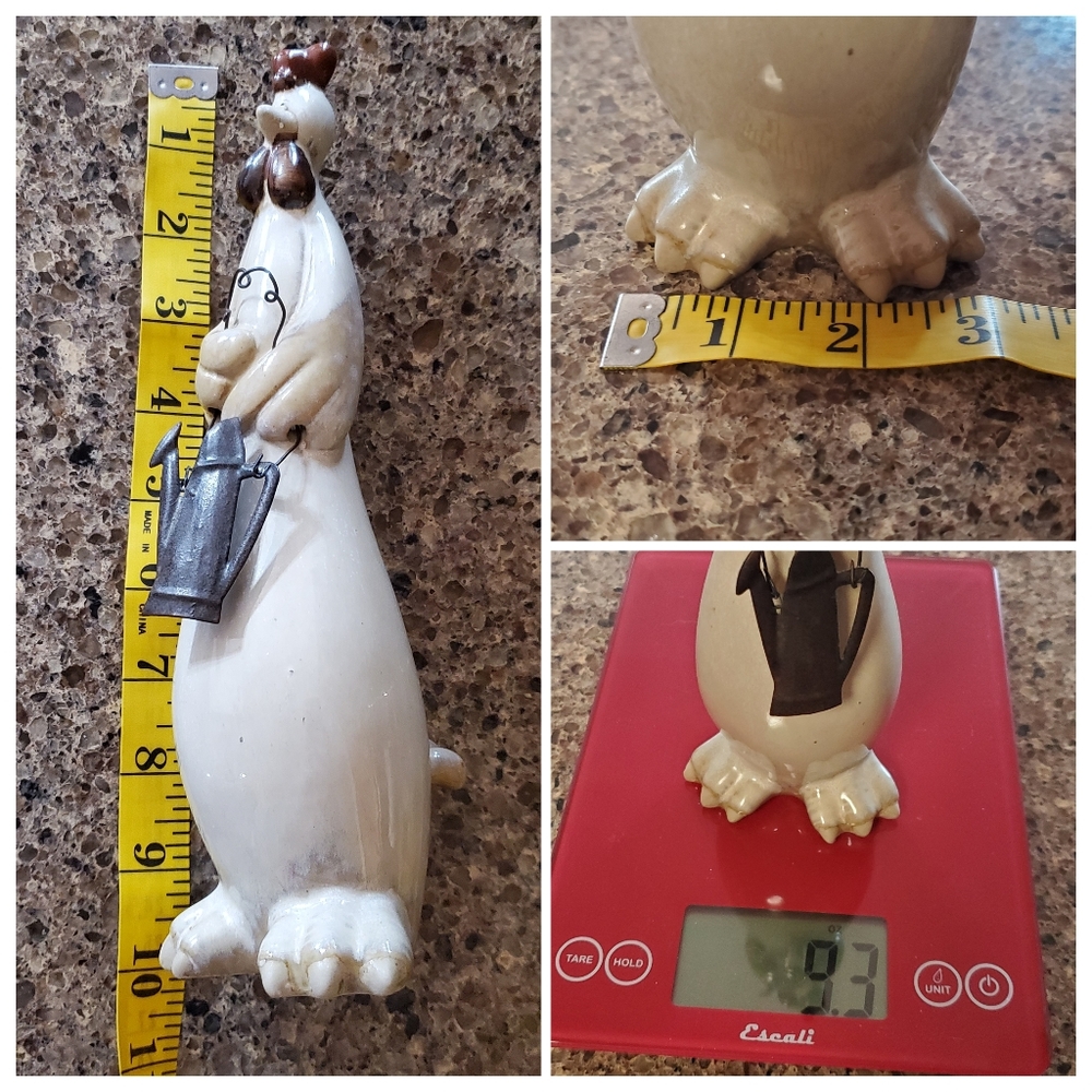 Ceramic Rooster chicken figurine farmhouse country primitive garden home decor - Picture 14 of 16